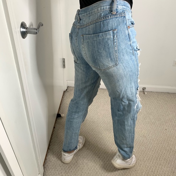 One Teaspoon Awesome Baggies Distressed Jeans - Picture 4 of 6